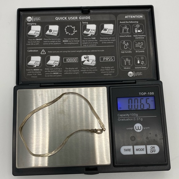 🔥5 for $20🔥 Sterling Silver 925 Italy Made 7.5" Bracelet - Picture 7 of 10